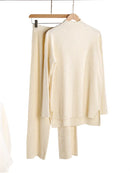 Women's Autumn Winter 2 Piece Knitted Set